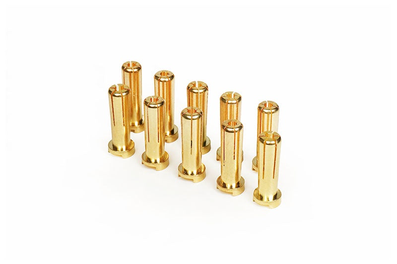 5mm Gold Bullet Connector/Plug (10) by Koswork