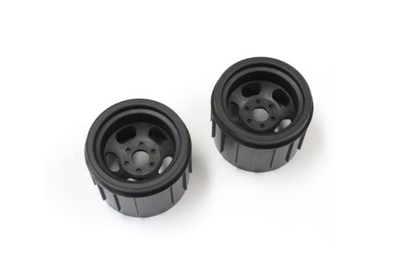 Kyosho Madcrusher Black Wheel Set (2)