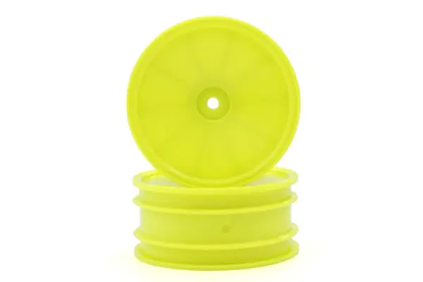 Kyosho Parts 2.2 Dish Wheel (Front/Yellow/2pcs)