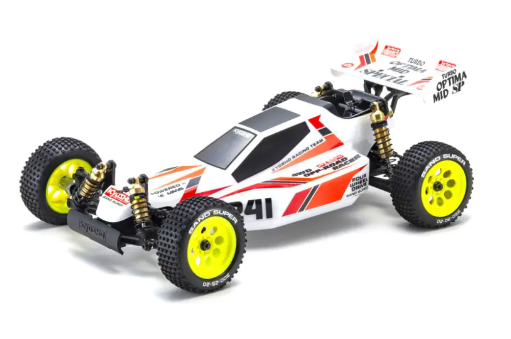 Kyosho 1/10 EP 4WD Racing Buggy Turbo Optima Mid Special