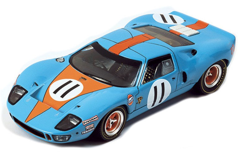 Ixo 1:43 FORD GT40 "Gulf" J.Oliver-B.Muir #11 Le Mans 1968
