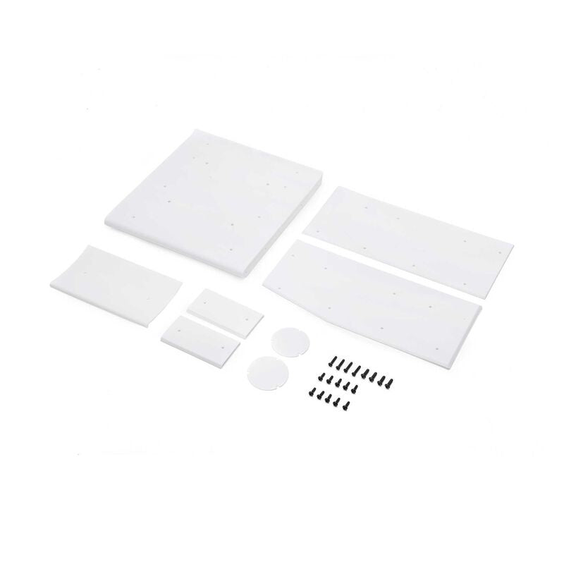 Wing Panel Set, White: 22S Sprint by LOSI