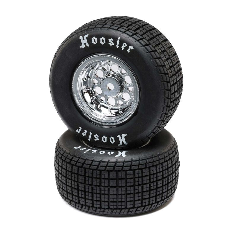 Losi Rear Tire Set, Mounted, Soft: 22S Sprint