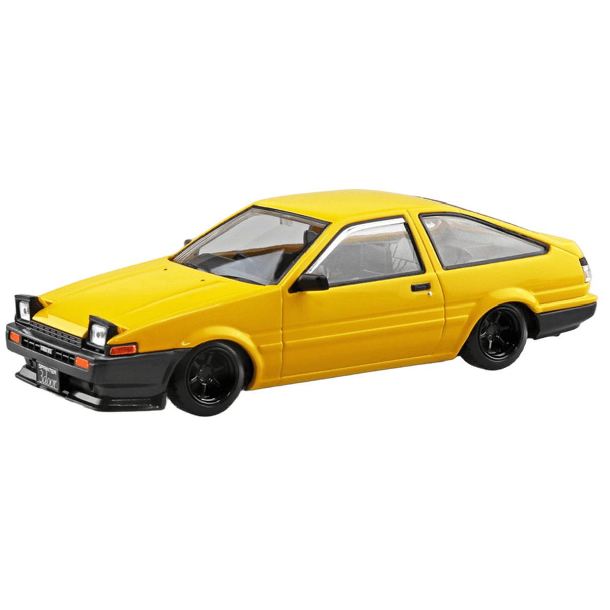Aoshima 1:32 Toyota Trueno Sprinter Custom (Yellow)