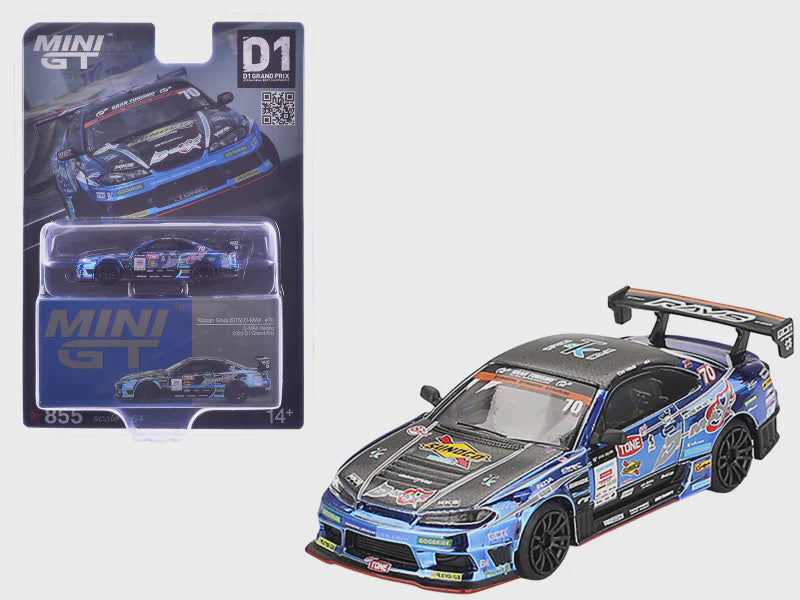 MiniGT 1:64 Nissan Silvia S15 D-MAX Racing 2023 D1 Grand Prix