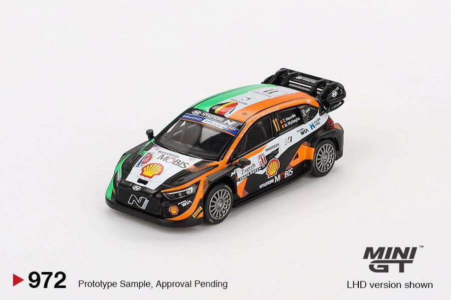 Mini GT 1:64 Hyundai i20 N Rally1 #11 2023 Rally Croatia Power Stage Winner
