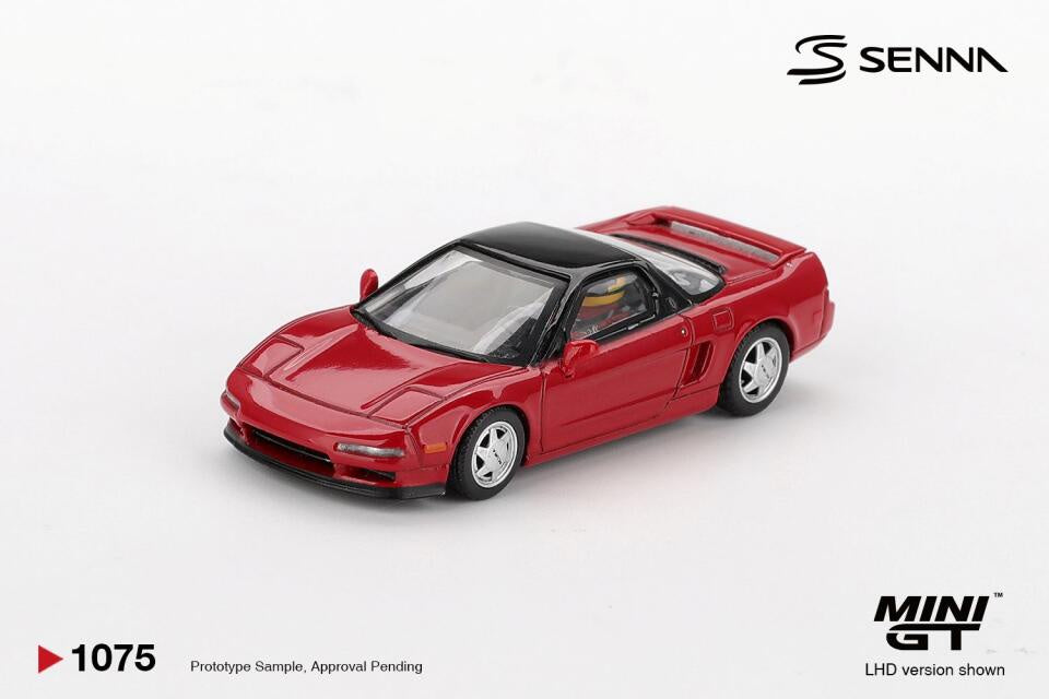 Mini GT 1:64 Honda NS-X Prototype Midship Sports 1989 Ayrton Senna w/ Figure