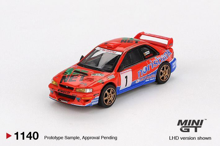 Mini GT 1:64 Subaru Impreza WRC97 #1 1999 DRM Champion