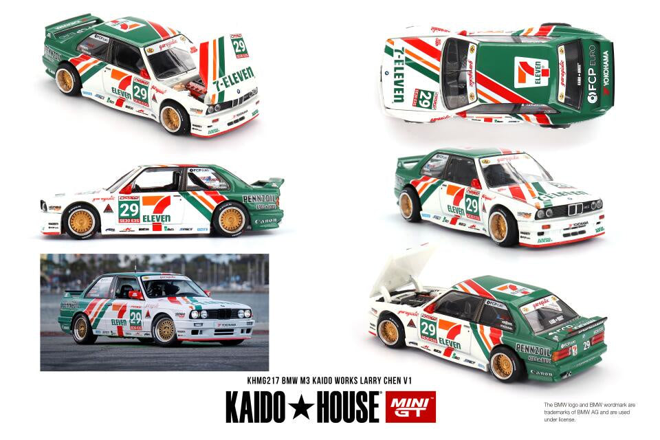 Mini GT 1:64 BMW M3 KAIDO WORKS LARRY CHEN V1 USA Exclusive