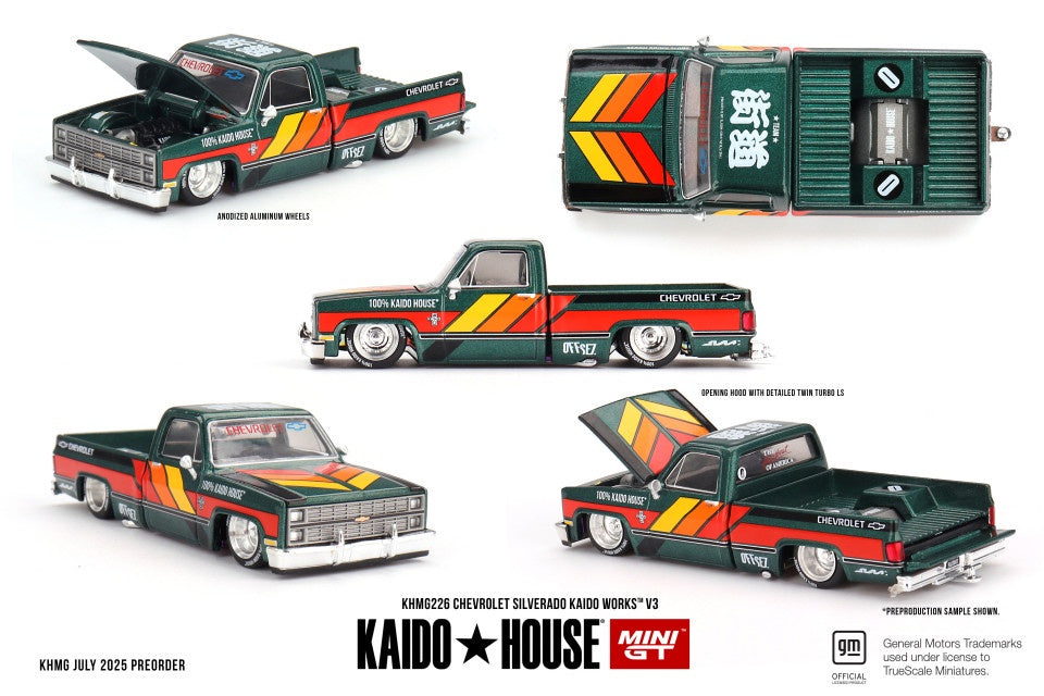 Mini GT 1:64 Chevrolet Silverado KAIDO WORKS V3