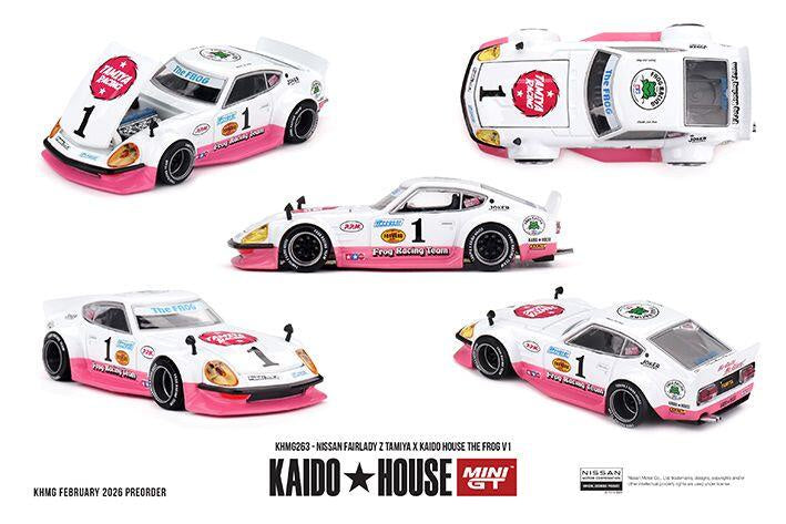 Mini GT 1:64 Nissan Fairlady Z TAMIYA x KAIDO HOUSE "The FROG" V1