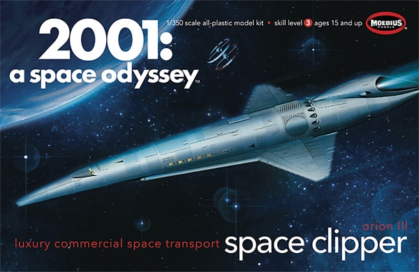 Moebius 1/350 2001: A Space Odyssey Space Clipper Orion III