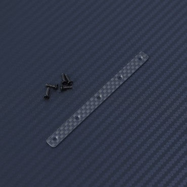 Carbon Fiber Brace for Plastic Rear Brace with 5pcs M2x8 Screws for Mayako MX8 (-21-25)