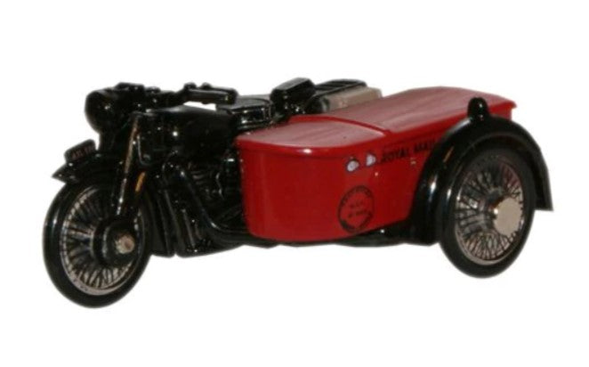 Oxford 1:76 BSA  & Sidecar Royal Mail