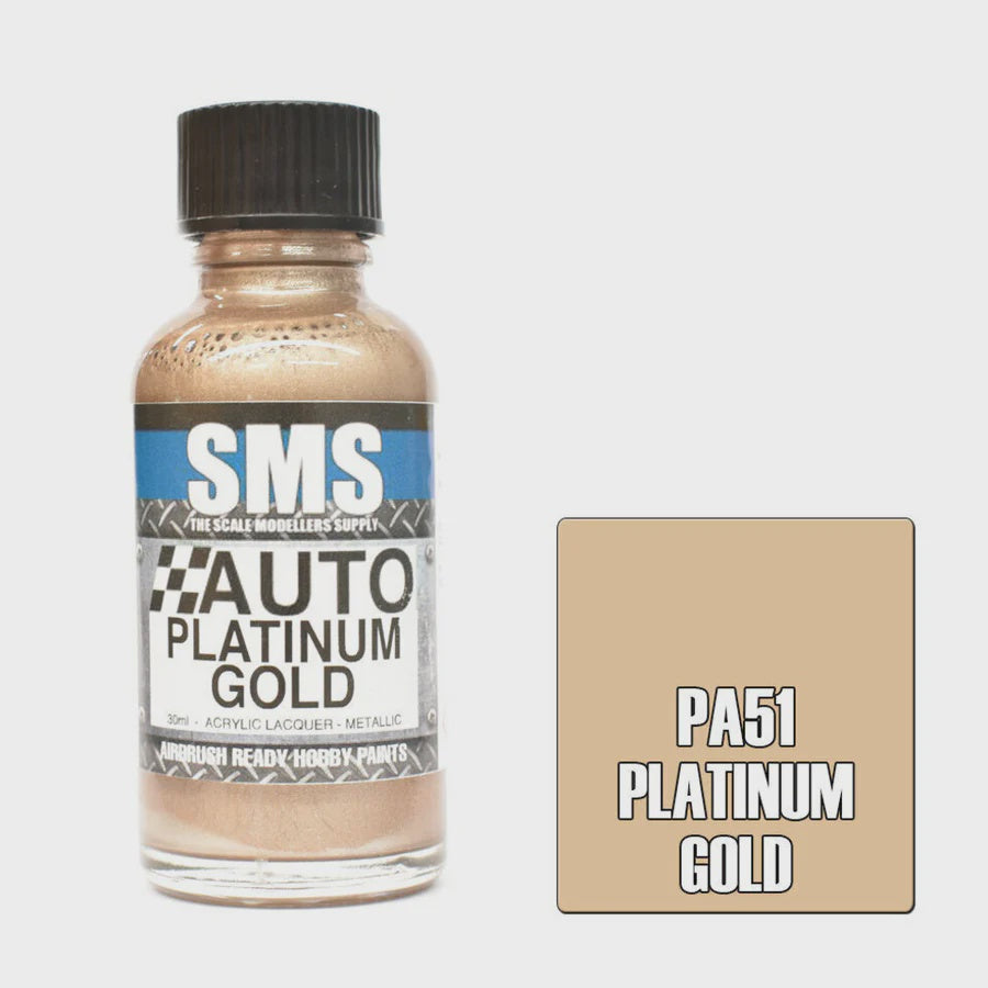 SMS # PA51 Auto Colour PLATINUM GOLD 30ml