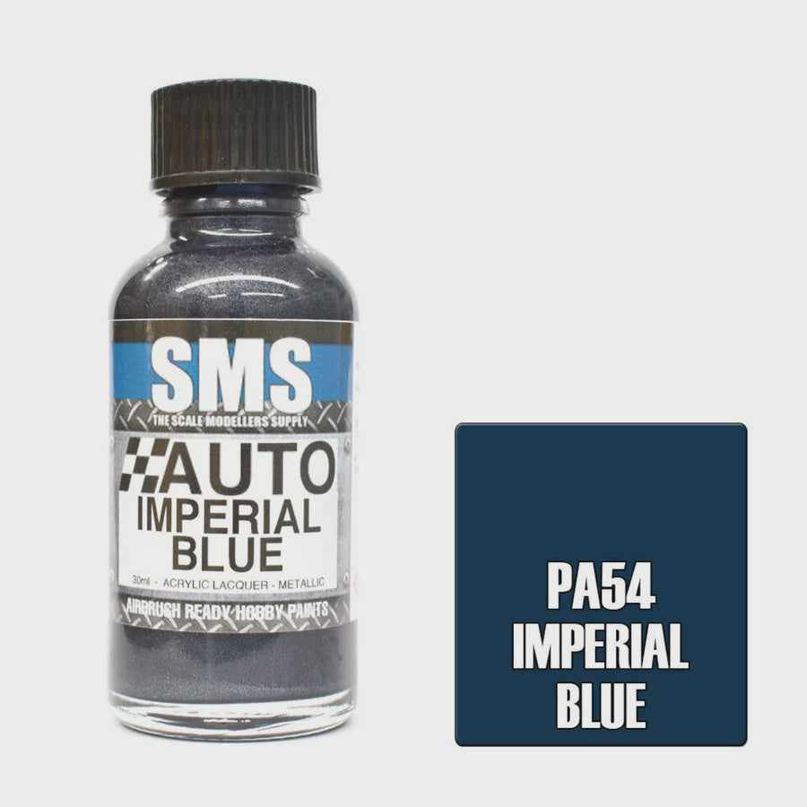 SMS # PA54 Auto Colour IMPERIAL BLUE 30ml