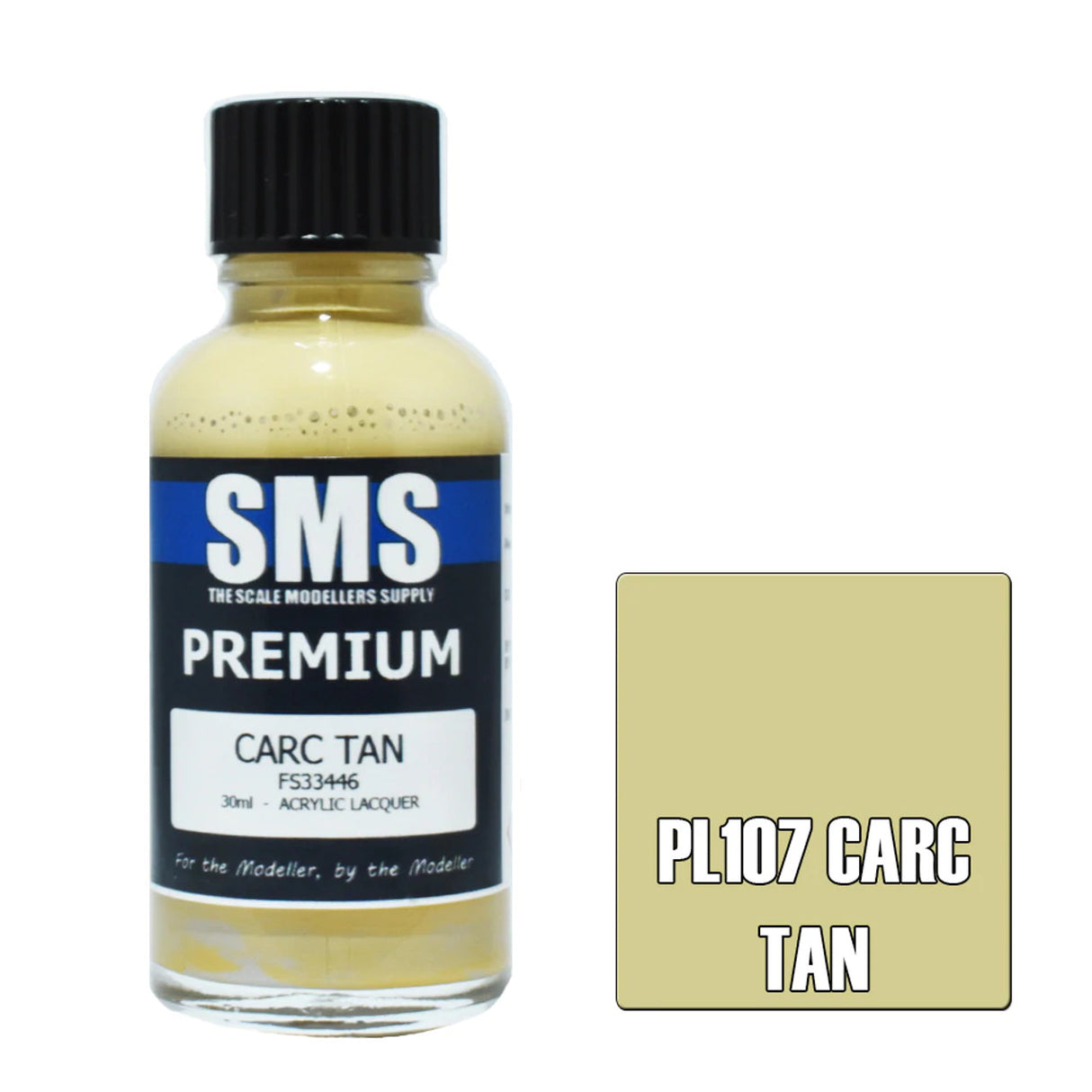 SMS #PL107 Premium Carc Tan Acrylic Lacquer 30ml