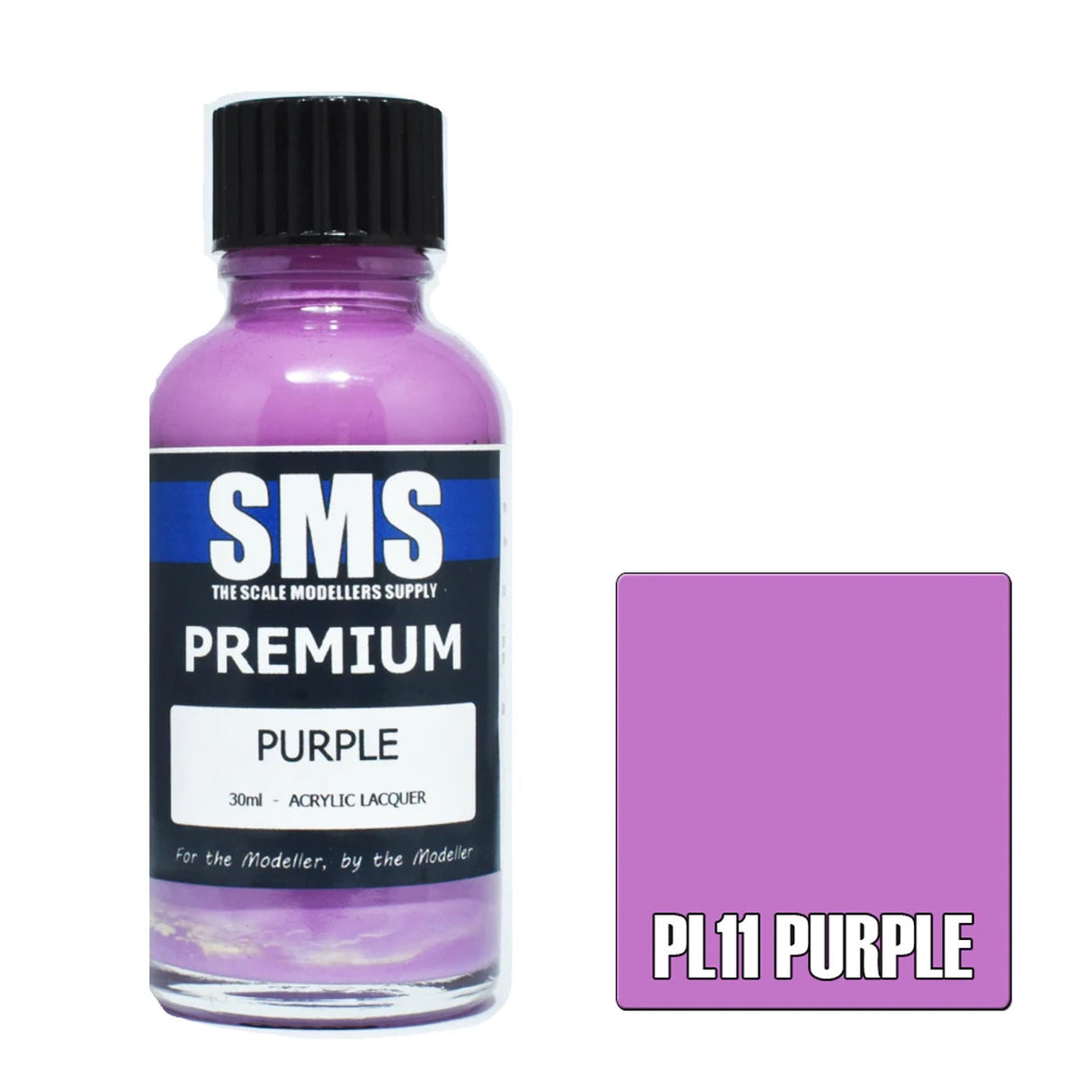 SMS #PL11 Premium Purple Acrylic Lacquer 30mL