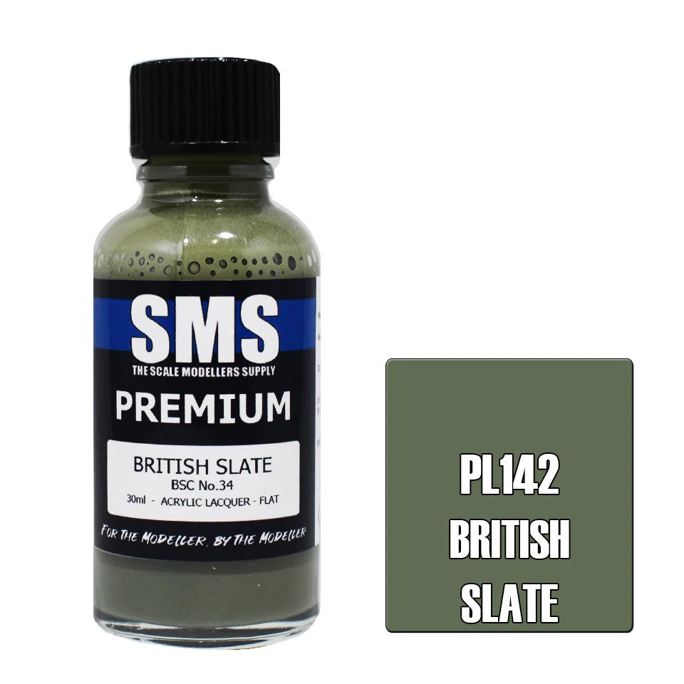 SMS #PL142 Premium British Slate Acrylic Lacquer 30mL