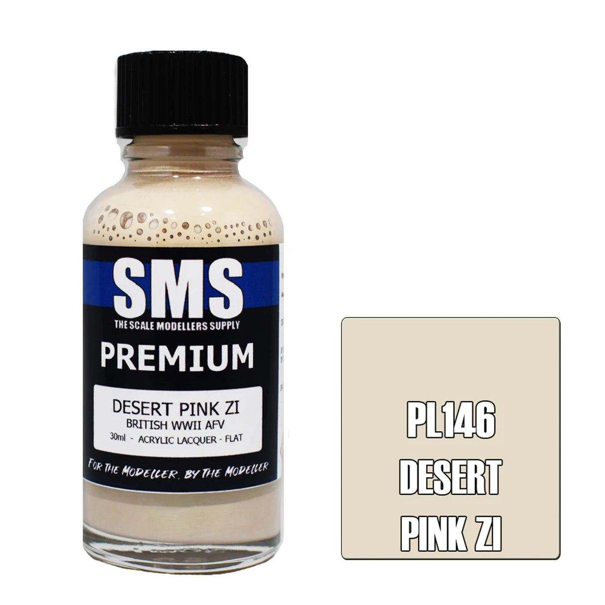 SMS #PL146 Premium Desert Pink ZI Acrylic Lacquer 30mL