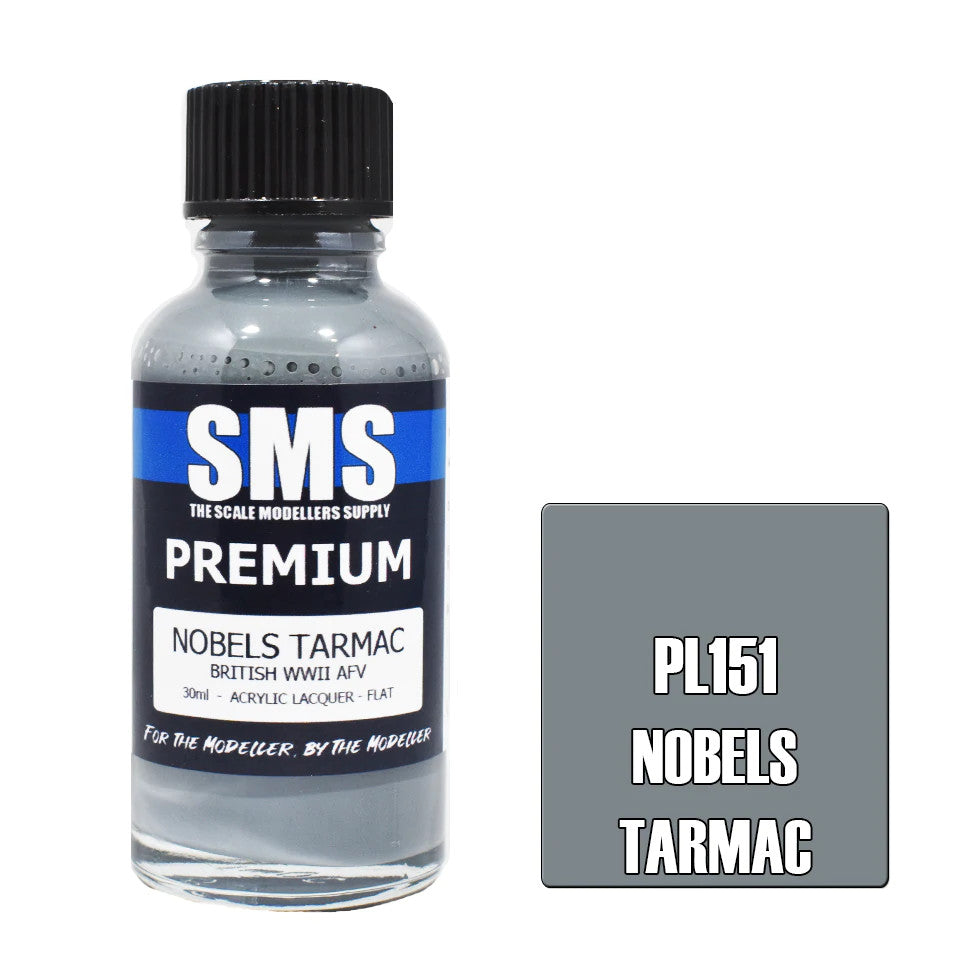 SMS #PL151 Premium Nobels Tarmac Acrylic Lacquer 30mL