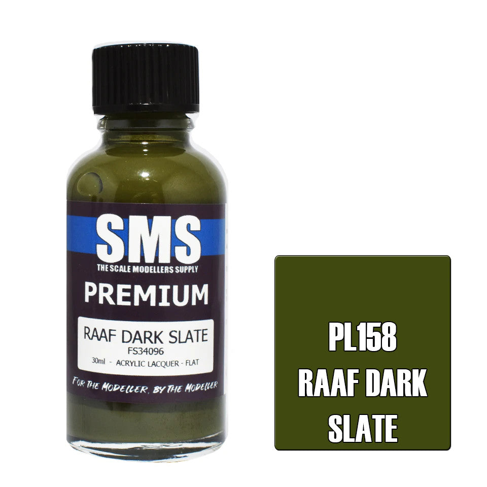SMS #PL158 Premium RAAF Dark Slate Acrylic Lacquer 30mL