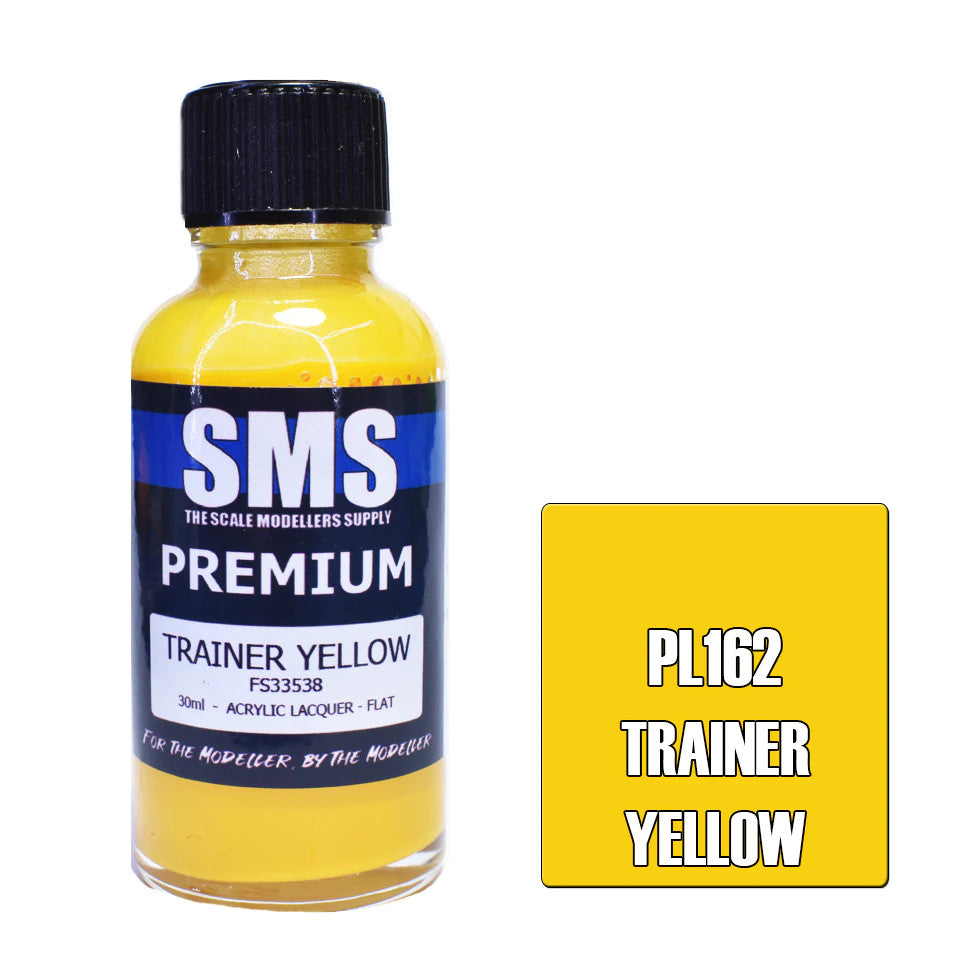 SMS #PL162 Premium Trainer Yellow Acrylic Lacquer 30mL