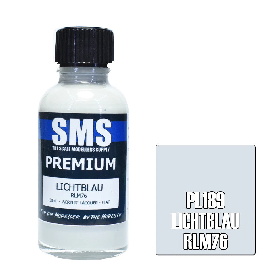 SMS #PL189 Premium LICHTBLAU RLM76 30ml