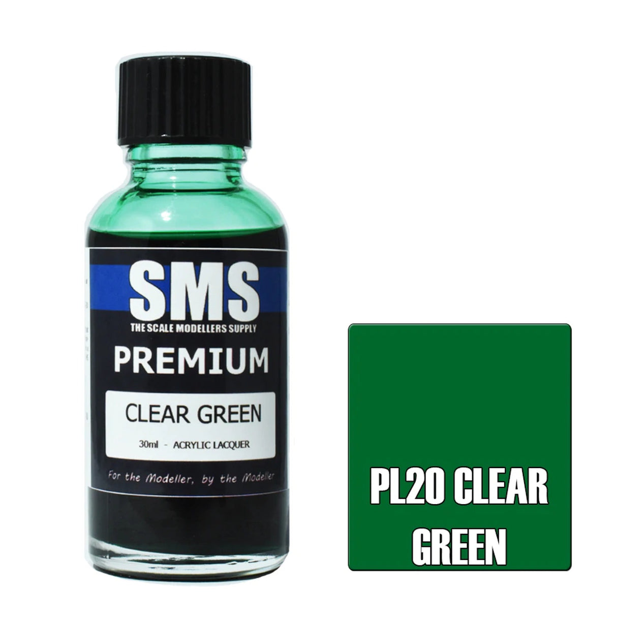SMS #PL20 Premium Clear Green 30ml
