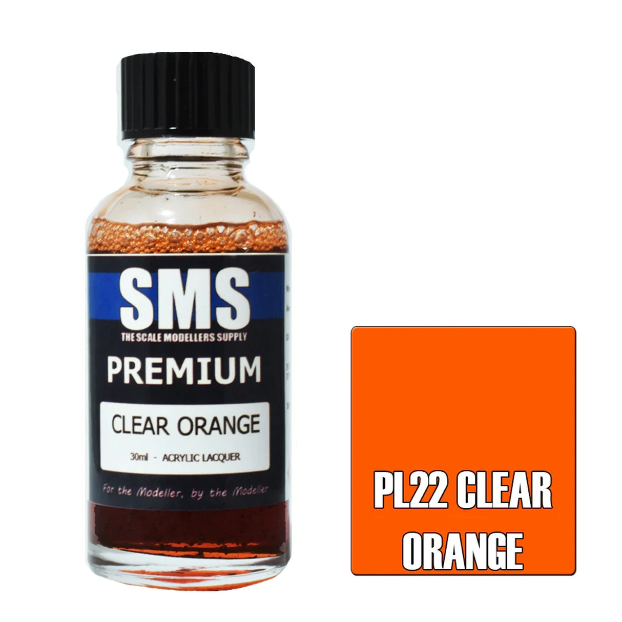 SMS #PL22 Premium Clear Orange 30ml