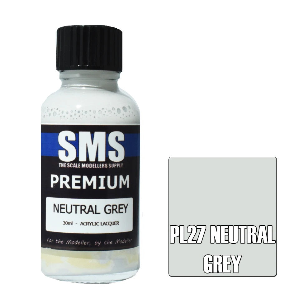 SMS #PL27 Premium Neutral Grey Acrylic Lacquer-30ml