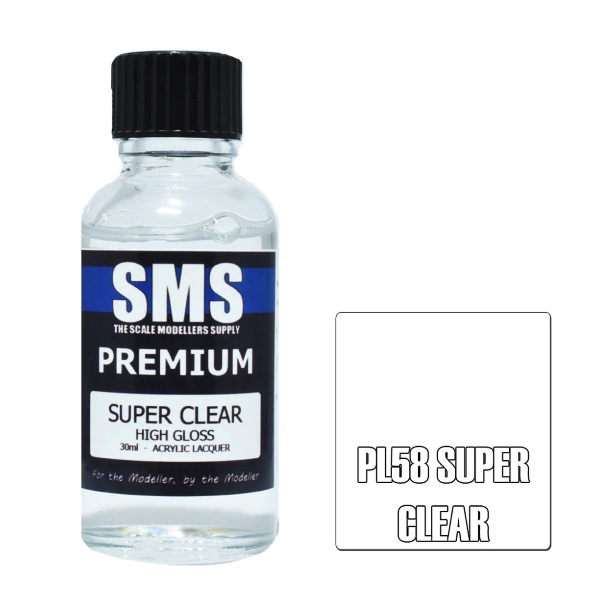 SMS #PL58 Premium Super Clear Gloss Acrylic Lacquer