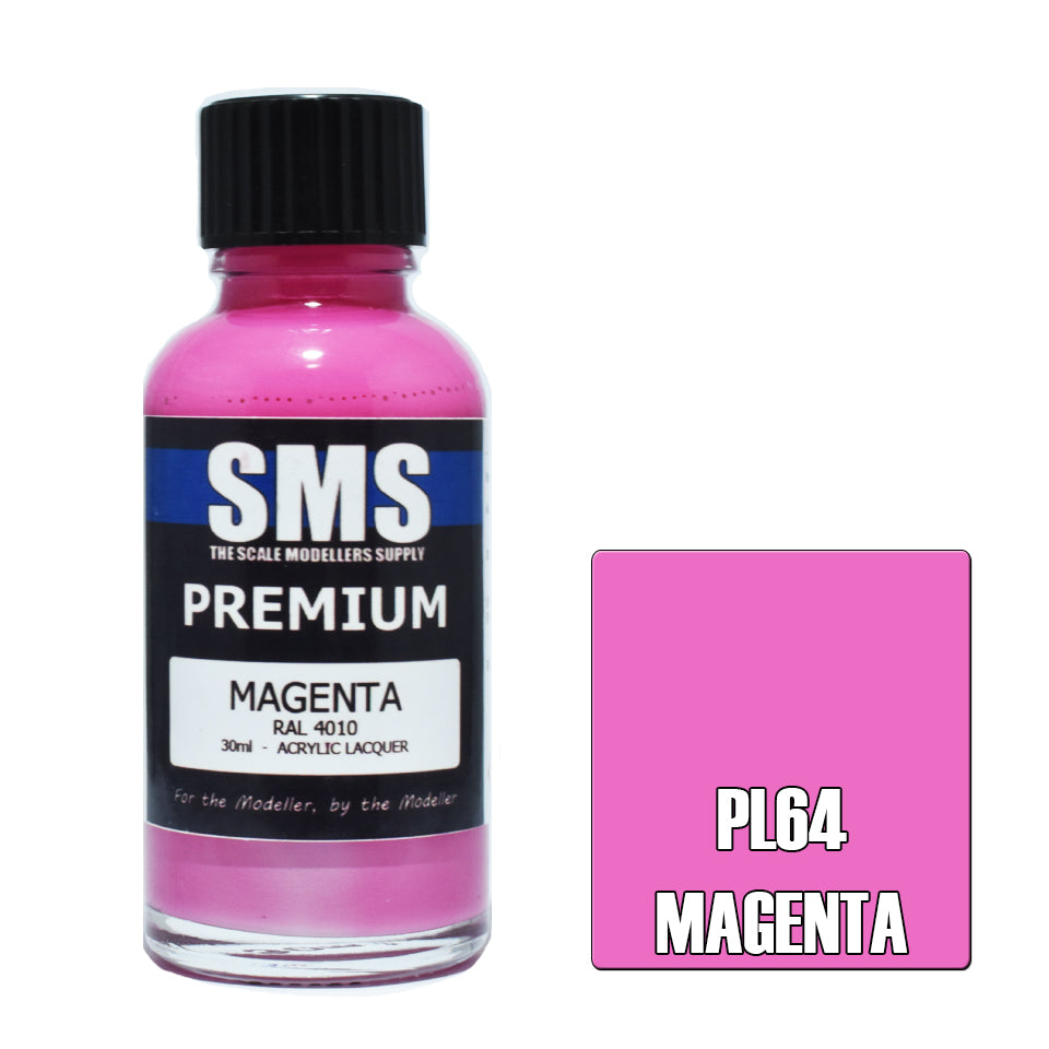 SMS #PL64 Premium Magenta Acrylic Lacquer 30ml