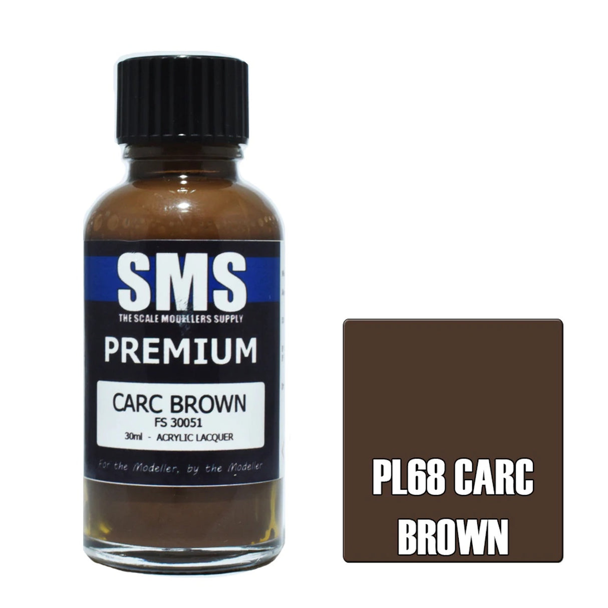 SMS #PL68 Premium Carc Brown Acrylic Lacquer 30ml