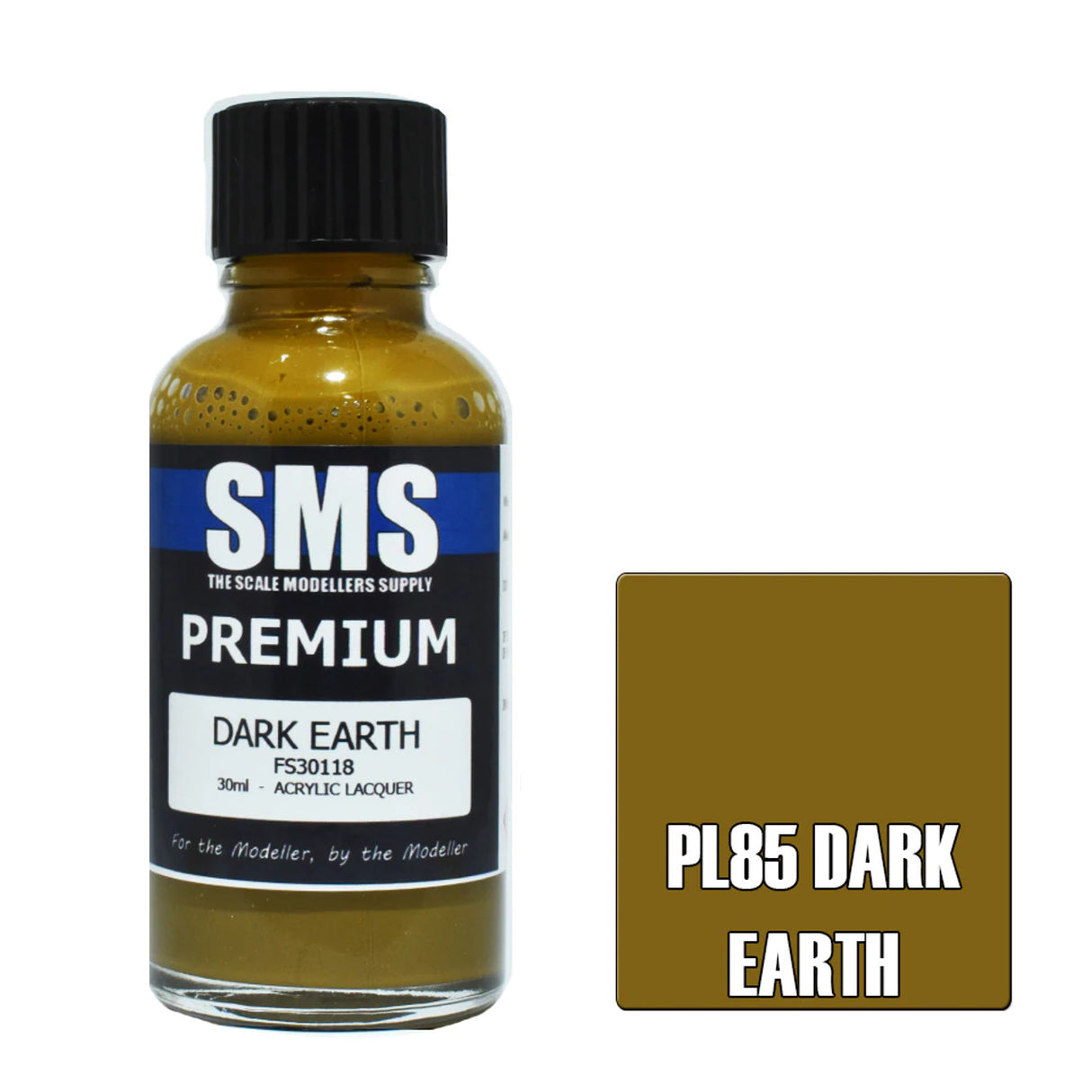 SMS #PL85 Premium Dark Earth Acrylic Lacquer 30ml