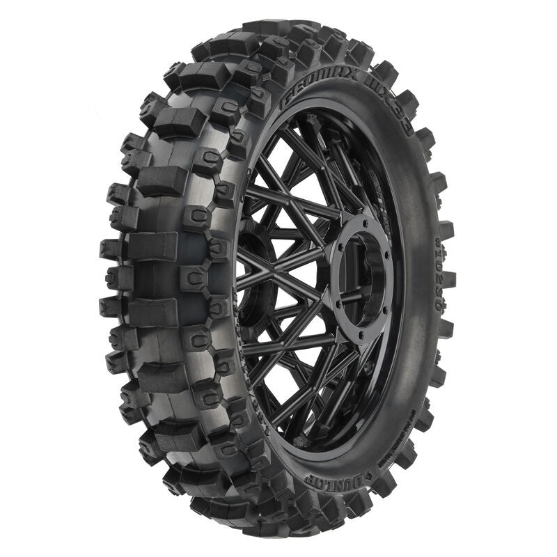 Proline Dunlop Geomax MX33 V2 Bead CR4 Rear Tire MTD Bullyspoke Black: Promoto-MX