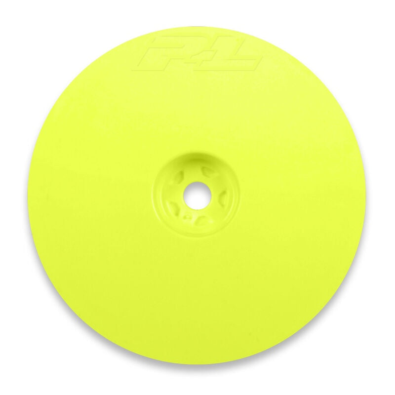 1/10 Velocity Yellow 2WD Front 2.2in 12mm STD Width Buggy Wheels (2)