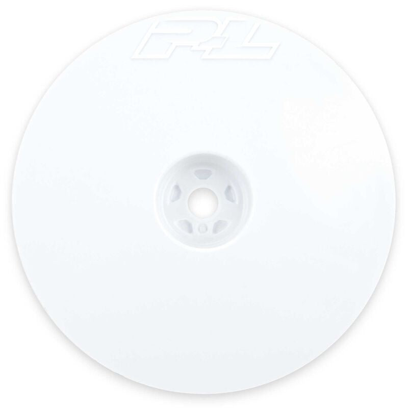 Proline 1/10 Velocity Narrow 2.2 12mm Carpet Front White Wheels