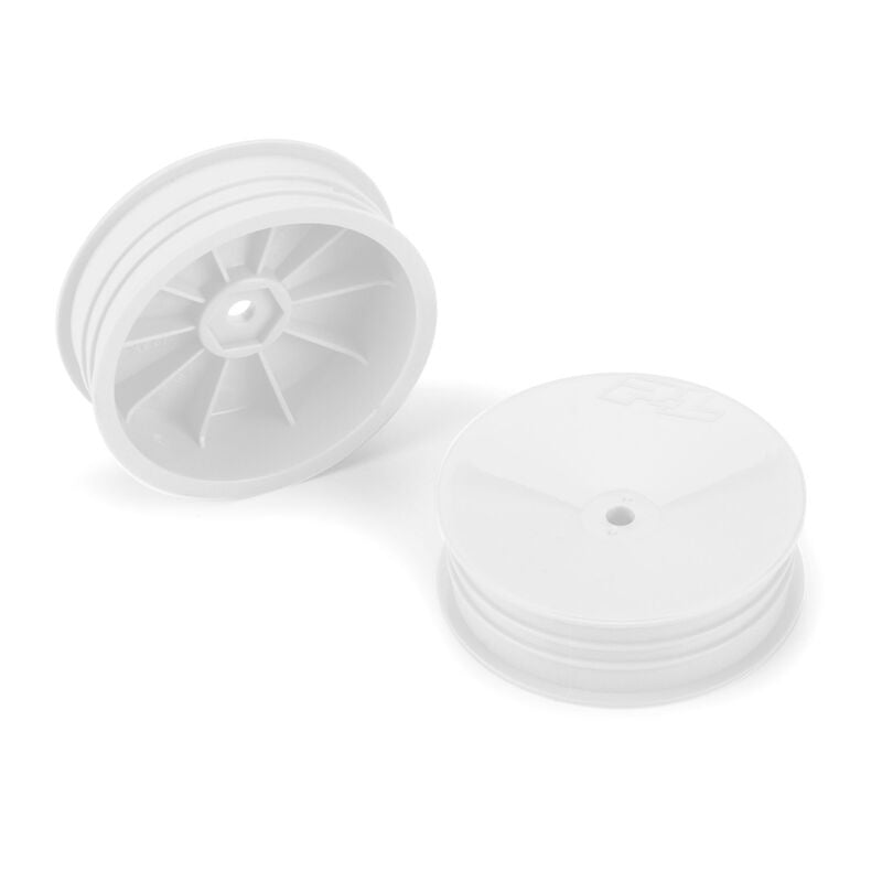 1/10 Velocity 2.0 Narrow White 2WD Front 2.2in 12mm