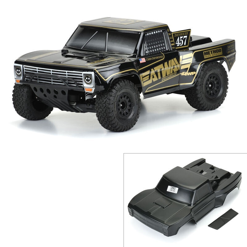 Proline 1/10 Pre-Cut 1967 Ford F-100 (Black) Body for SC