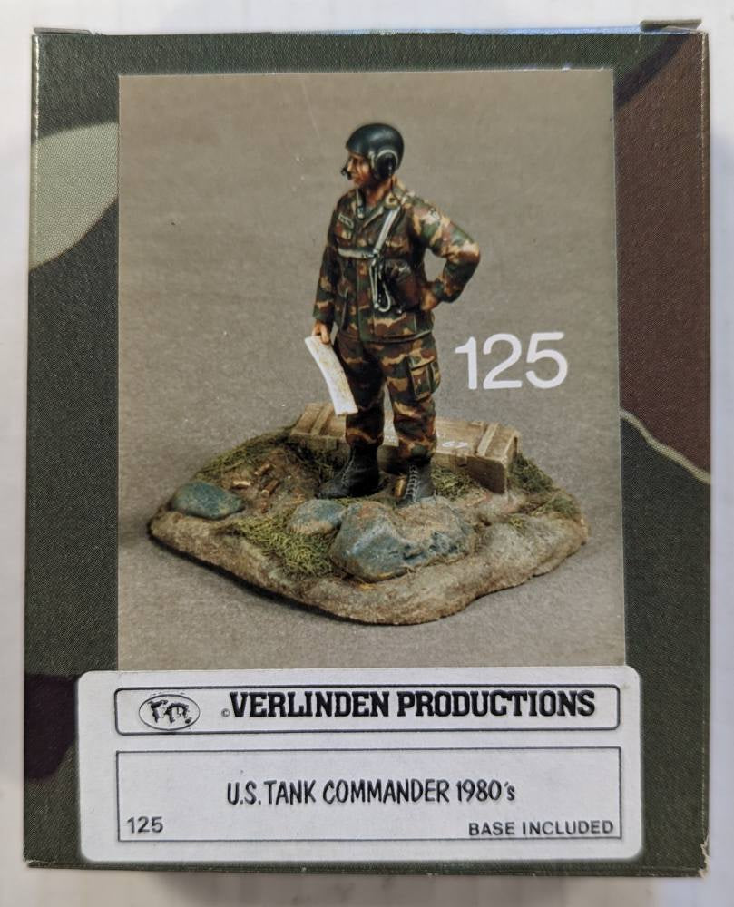 VP 1:35 U.S. Tank Commander 1980's Resin Figure Set