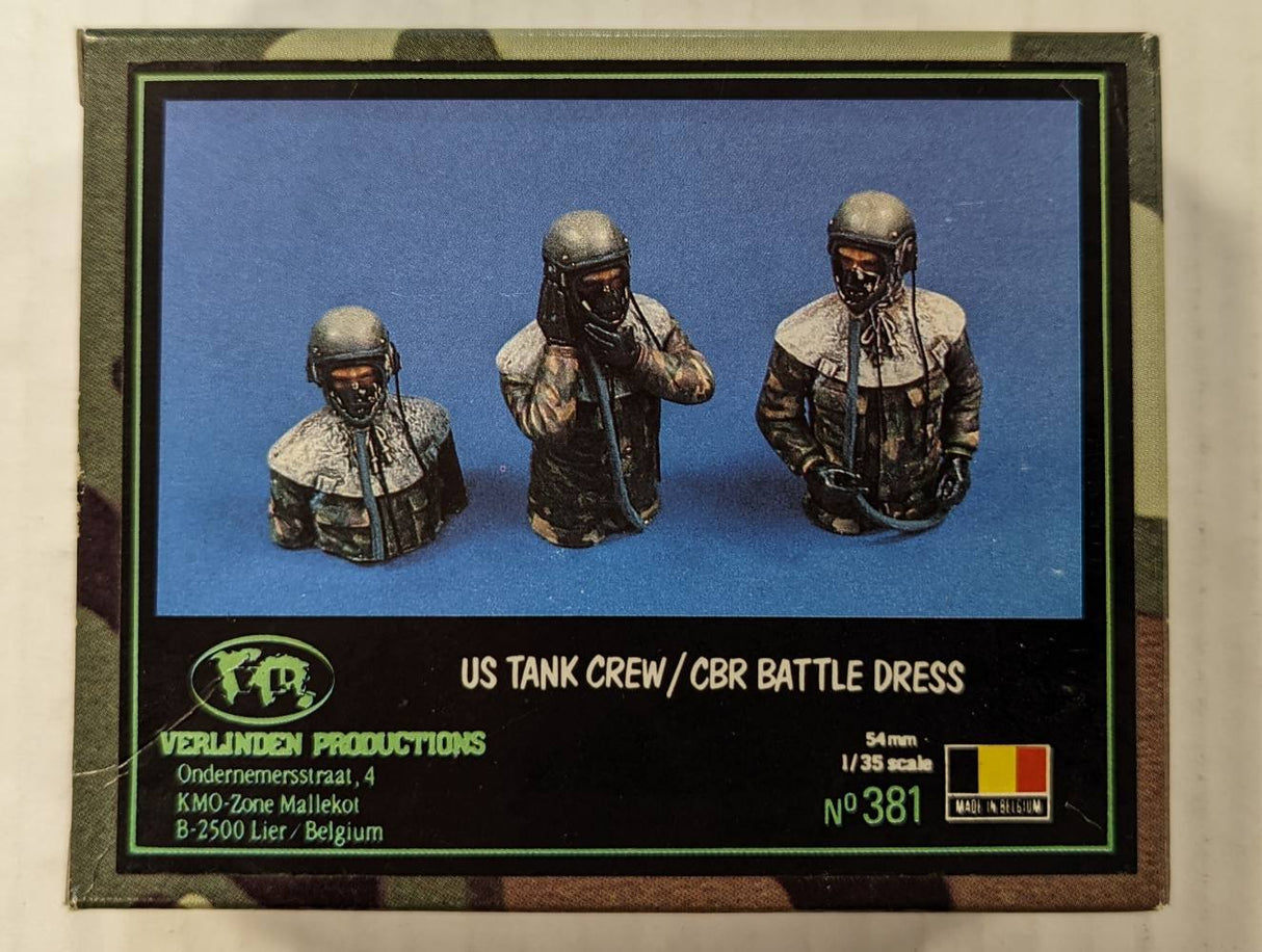 VP 1:35 US Tank Crew/CBRN Battle Dress Resin Set