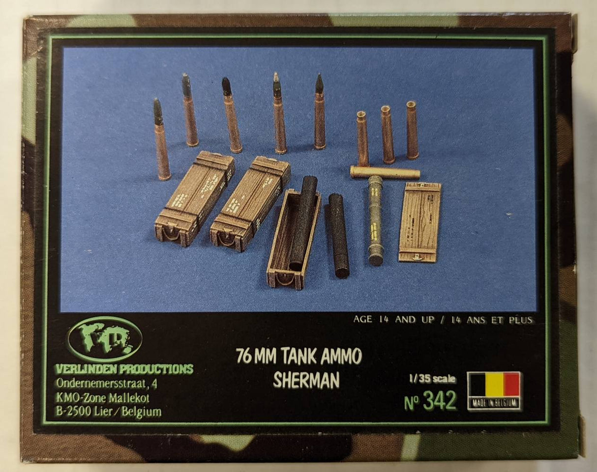 VP 1:35 76mm Tank Ammo Sherman Resin Set