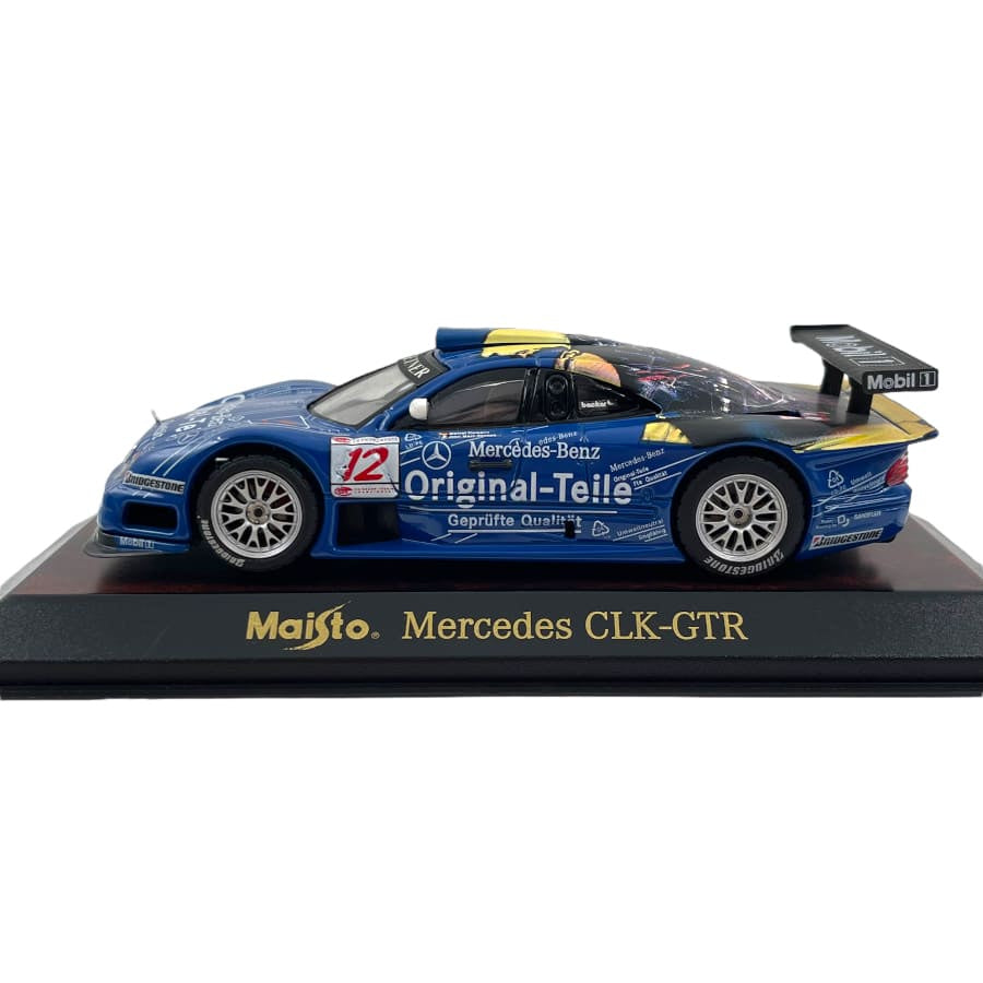 "Pre owned" Maisto 1:43 1997 Mercedes CLK-GTR #12 M.TIEMANN - J.M.GOUNON