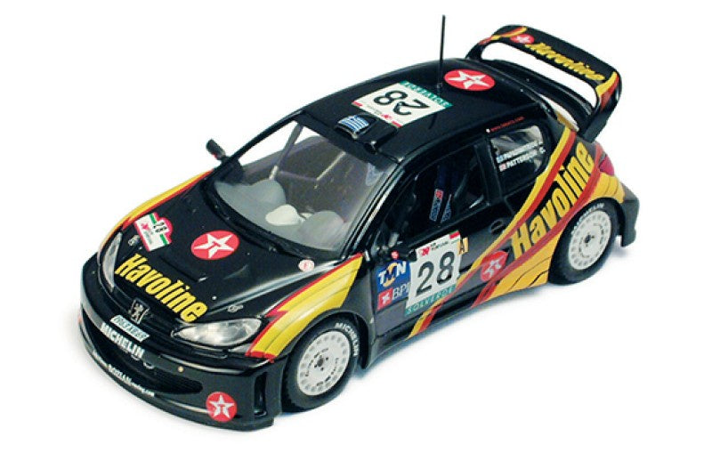 IXO 1:43 Peugeot 206 WRC Havoline TAP Rally Portugal 2001