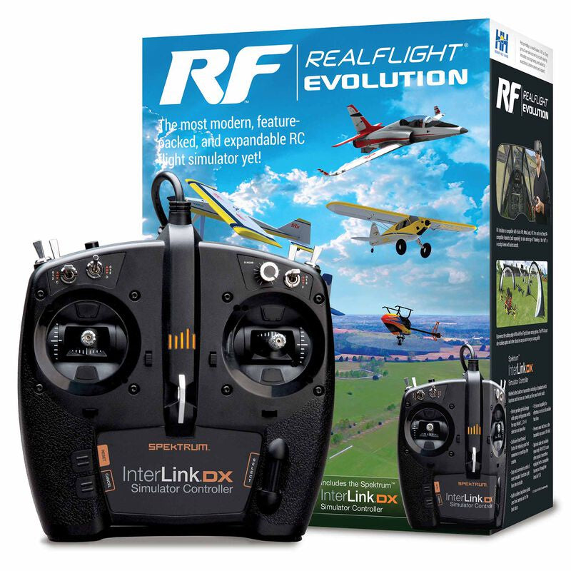 RealFlight EVO RC Flight Simulator with Interlink Controller