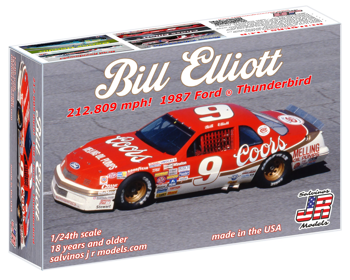 Salvinos JR 1:24 Bill Elliott '87 Ford Thunderbird Record Car