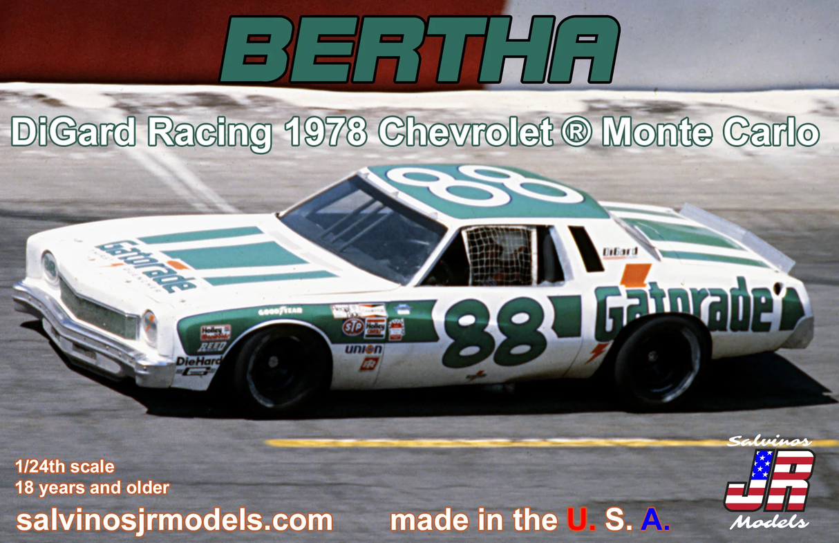 Salvino's Jr 1:24 '78 DiGard Racing Chevy Monte Carlo "BERTHA"