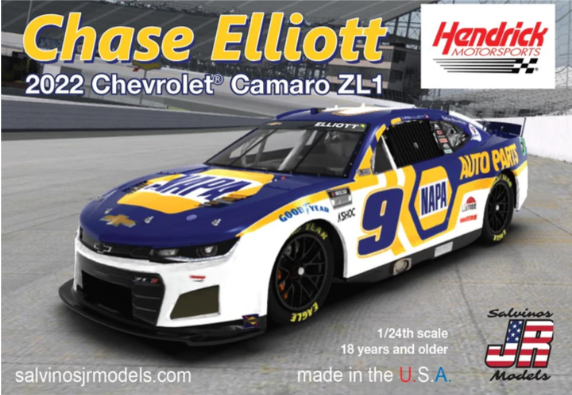 Salvino's JR 1:25 Hendrick Motorsports Chase Elliott 2023 NEXT GEN Primary Chevrolet Camaro