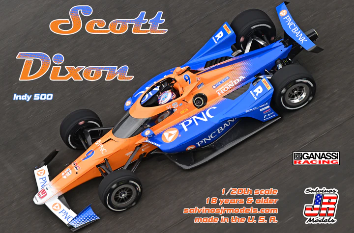 Salvino's JR 1:20 Scott Dixon 2024 Indy 500 Car